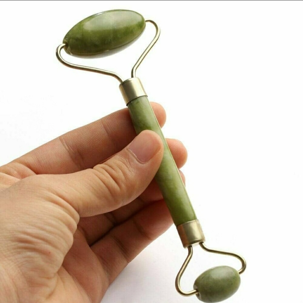 Dual Head Jade Roller Facial Massager